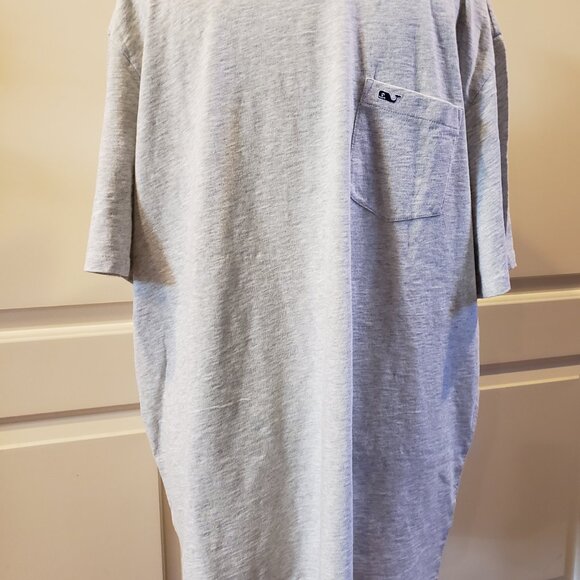 Vineyard Vines Men's Heather Gray Pocket Tee - XL - NWT - Picture 2 of 6